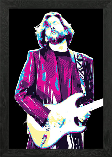 Eric clapton framed wall art - clapton,