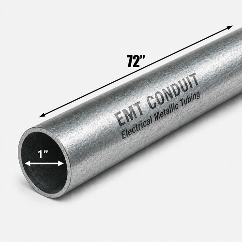 Galvanized steel emt - 1",