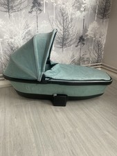 Quinny Foldable Carrycot Lay Flat Newborn Green/blue