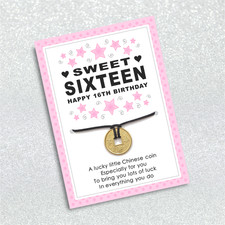 16th birthday lucky coin gift - 16th,