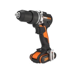 Worx 20V Pro Cordless Combi Drill, 60Nm Torque, Batteries, Charger, Clip & Case