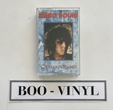 Marc Bolan - Observations cassette tape glam rock T rex EX / EX Condition