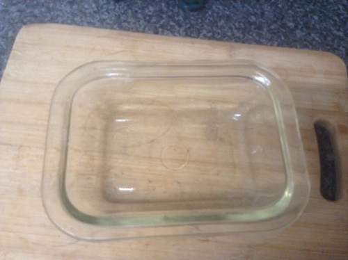 Nice large pyrex dish - dish, worn