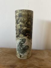 Carn Pottery Vase – Vintage Cornish Studio Art Pottery – Unique Abstract Design