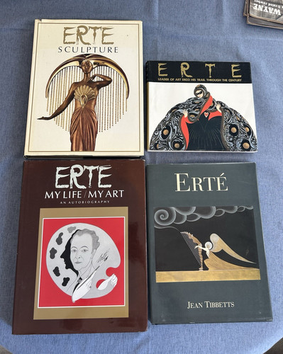 Erté art book collection - art,