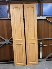 Solid Oak Wardrobe Doors Only
