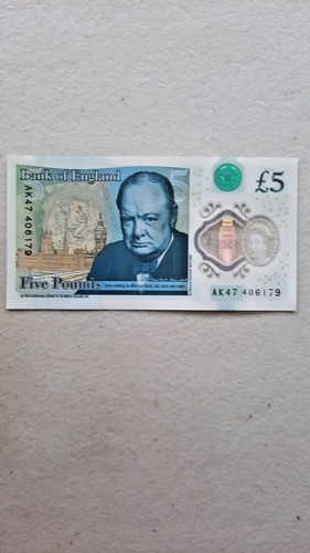 Mint condition polymer - mint, £5