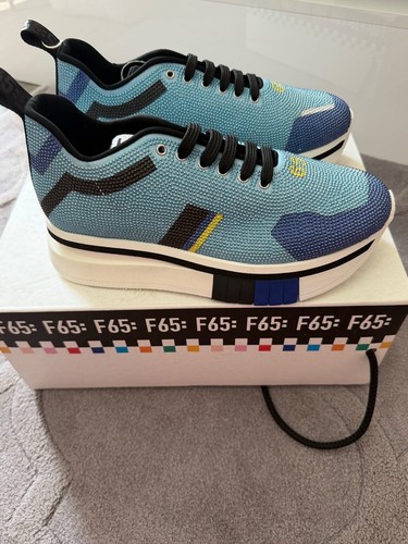 F65 donna stud azzurro - v.5, low