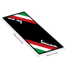 For vespa Motorcycle Garage Floor Pit Mat Carpet Display workshop Home Factory