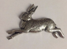 a2 Hare Pewter Fridge / office desk  Magnet anywhere that's metal