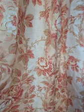 LAURA ASHLEY Pelham Stripe Linen mix 1994 LARGE DOOR CURTAIN upholstery Fabric