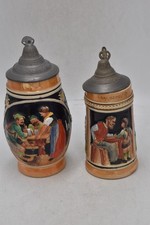 Vintage German Beer Steins x2