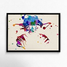 Yoda Style Watercolour Design