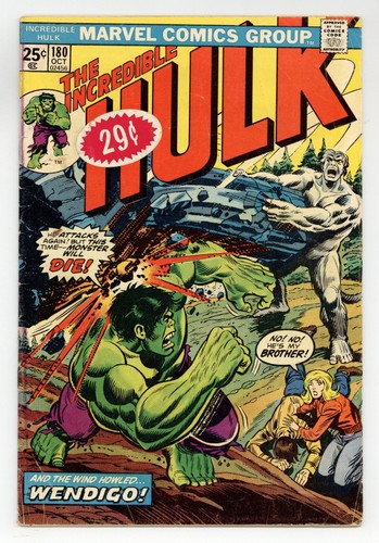 Incredible hulk 180 2 - incredible, gd+