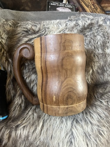 Vintage wooden hand - wooden, carved