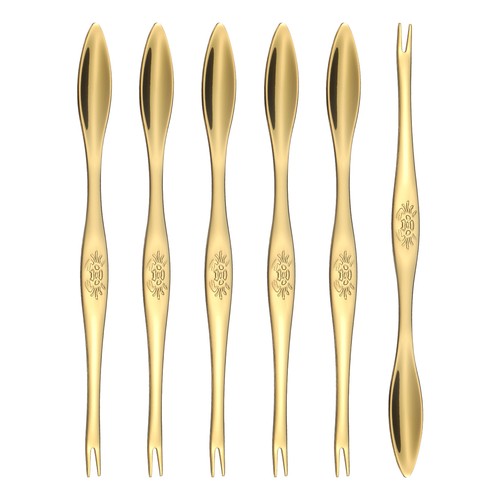 Pcs crab forks seafood - crab, 6.5"