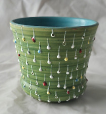 Italian vase, Artigiana Deruta italian mid century modern vase