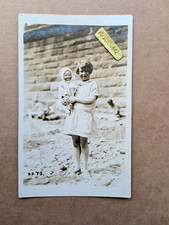 OLD PHOTO GIRL TOY POT DOLL