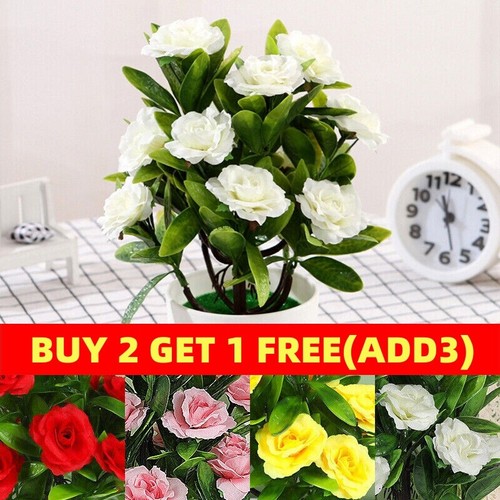 Artificial faux rose flower - artificial,