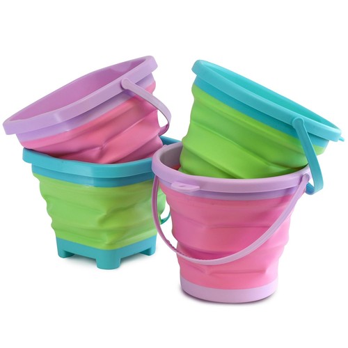 Collapsible beach buckets - collapsible,