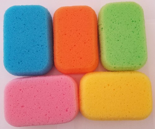 Rectangular bath sponges - rectangular,