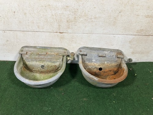 Galvanized cattle drinker - galvanized,