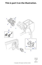 Land Rover Genuine Switch Push