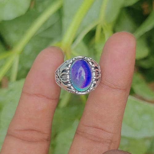 Color changing mood ring 925 - color,