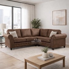 Oakley 3+2 Seater Sofa Set Tan