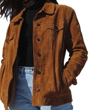 Women Trucker Pure Suede