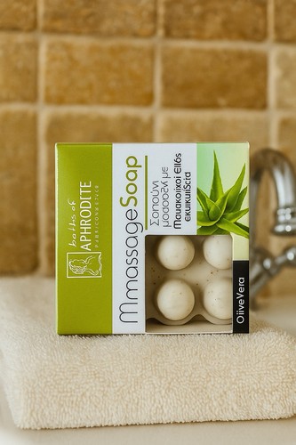 Natural olive oil massage soap - natural,