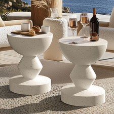Outdoor Concrete Side Table