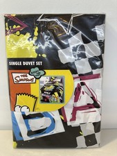 Official Simpsons Single Duvet Set Bart Rules 2009 Retro New Sealed