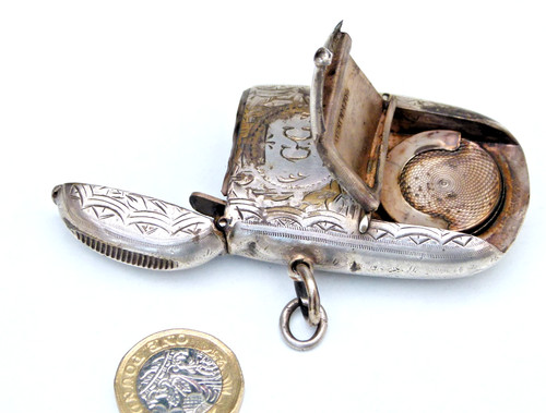 Antique silver plated brass - antique,