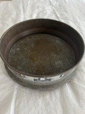 Endecotts Vintage Metal Laboratory Test Sieve 13” X 4.5” High Genuine Patina