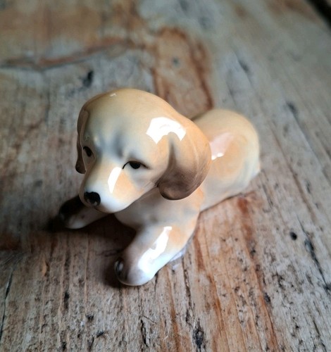 Vintage china dog ornament - vintage,