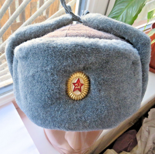 Soviet russia ushanka winter - soviet,