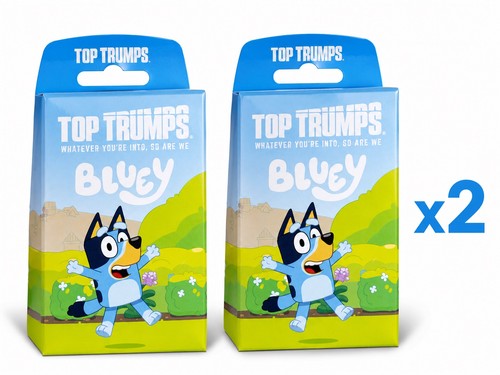 Bluey top trumps - top, game