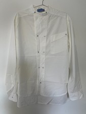 SS23 MUGLER x H&M DOUBLE-BREASTED POPLIN SHIRT ( MENS ) WHITE - SIZE M