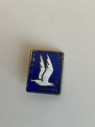 Vintage enamel butlins badge - enamel,