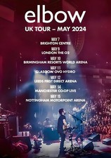 Elbow UK Tour 2024 A3 A4 Print Poster Album Unframed