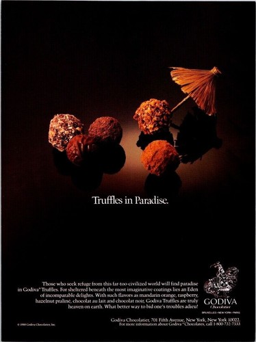 Godiva chocolate 1991 - godiva,