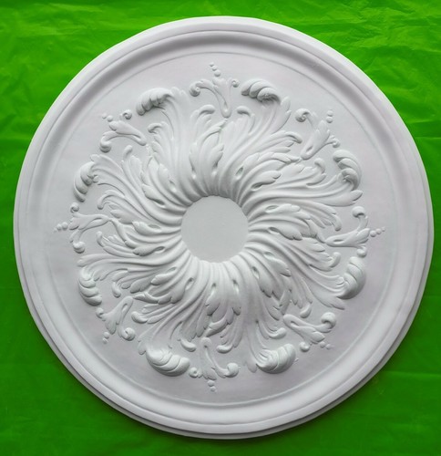 Plaster ceiling rose plain - plaster,
