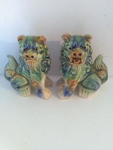 Vintage pair dogs - pair, of