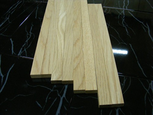 Oak hardwood wood - , strips
