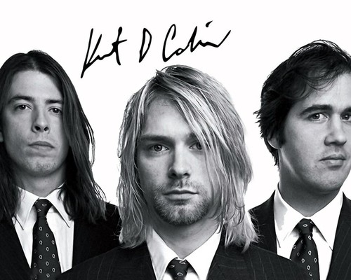 Kurt cobain nirvana signed - nirvana, 8"