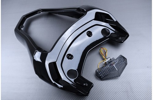 Black rear tail fairing - black,