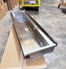 Stainless Steel Trough Sink 1500mm Long