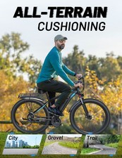 DUOTTS  Electric Bike 15AH*2 Dual Battery  48V 29in Coummuter E-CityBike UK C29