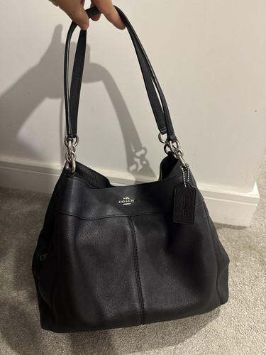 Black coach lexy pebble - black,